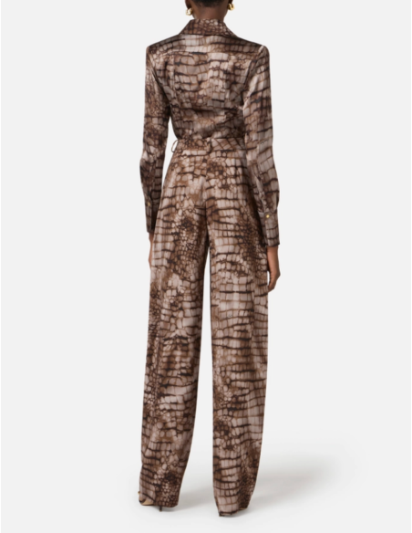 elisabetta franchi animal print shirt