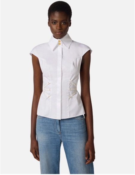 Elisabetta franchi summer white shirt