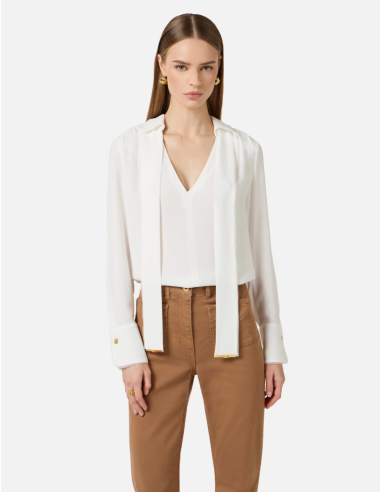 white blouse elisabetta franchi shop