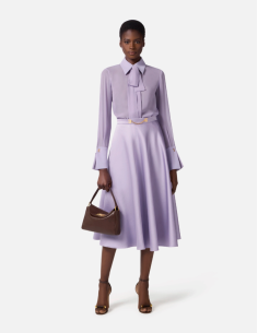elisabetta franchi lilac shirt online 2