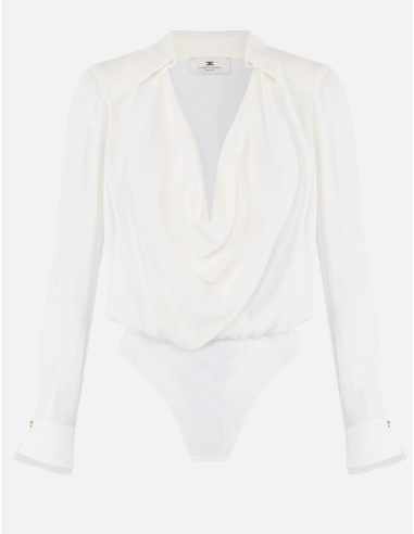 white bodysuit elisabetta franchi online