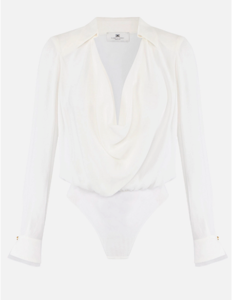 white bodysuit elisabetta franchi online