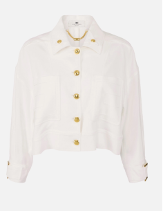 caban blanc elisabetta franchi nice