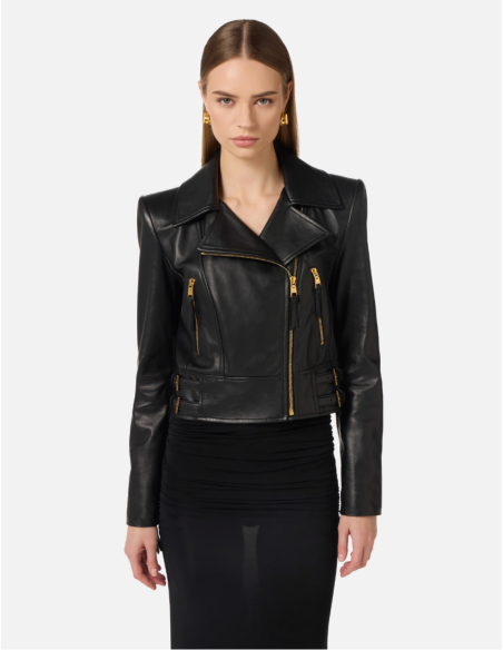 New leather jacket elisabetta franchi