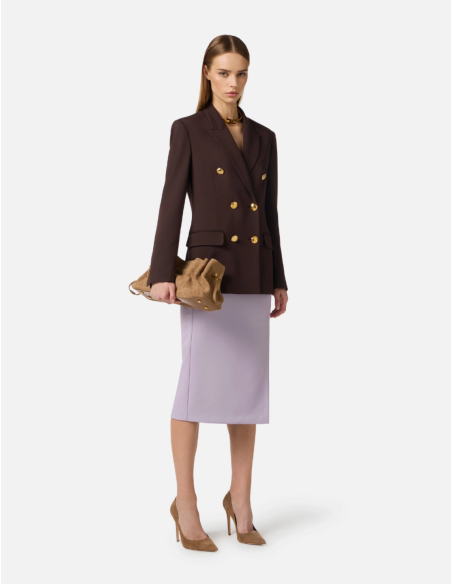 blazer cacao elisabetta franchi nice