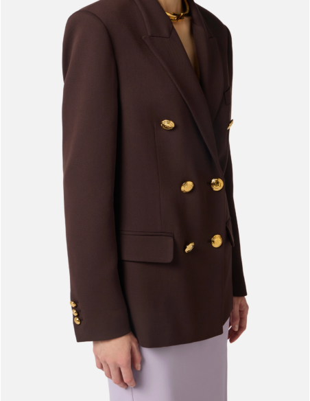 blazer boutons or elisabetta franchi nice