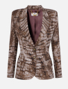 animal print elisabetta franchi blazer