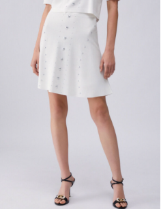 Jupe maille Liu Jo clous métalliques