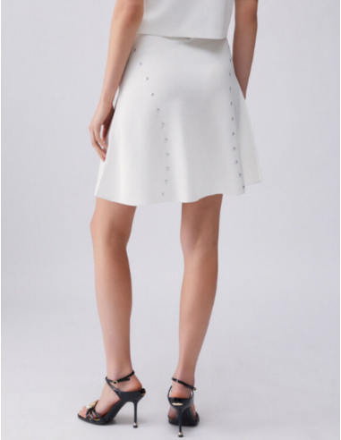 Contemporary fashion skirt stud accents