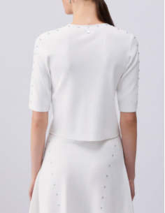 Top maille Liu Jo clous métalliques tendance 2