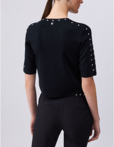 Look chic urbain top maille