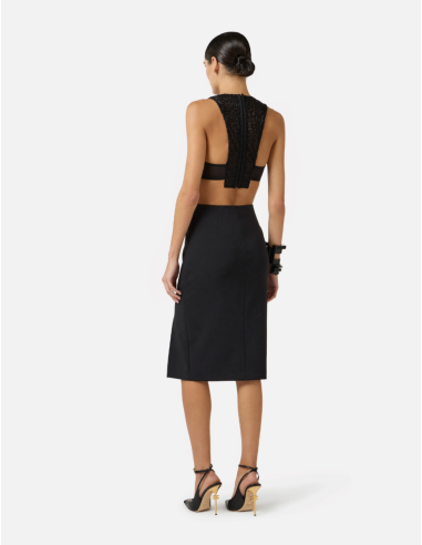 Black chic sheath skirt Elisabetta Franchi