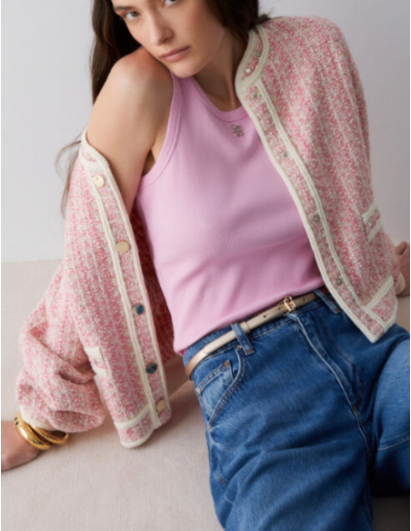 Urban fashion knit jacket modern