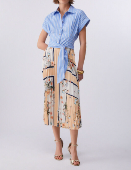 Robe Liu Jo plissée imprimée – chic et élégante – Movida.Store