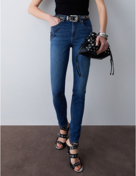 Liu Jo jean skinny brodé tendance