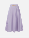 jupe midi lilas style duchesse