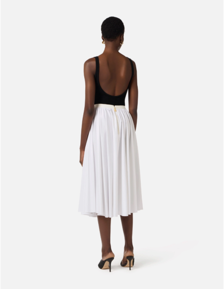 Elisabetta Franchi White Circle Skirt