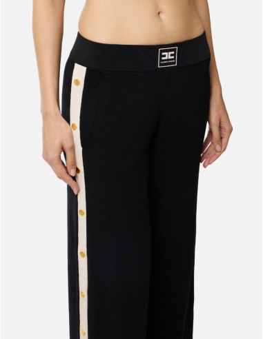 Elisabetta Franchi Flared Knit Trousers