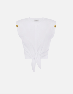 cropped shirt elisabetta franchi riviera