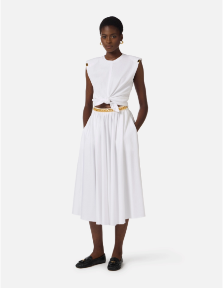 t-shirt noeud taille elisabetta franchi