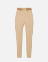 Elisabetta Franchi Camel Trousers Riviera