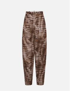 Elisabetta Franchi Animal Print Trousers