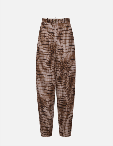 Elisabetta Franchi Animal Print Trousers