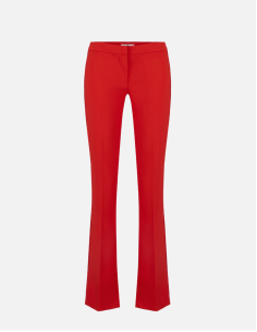 pantalon rouge luxe italien femme