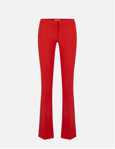 Luxury Italian Red Trousers for Women