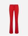 Luxury Italian Red Trousers for Women