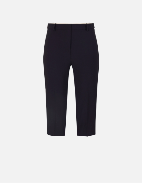 Pantalon crêpe léger bandes satin elisabetta franchi