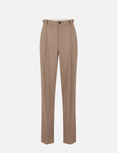 Elisabetta Franchi clay Pleated Trousers