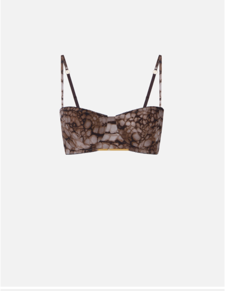 Alligator Print Bra elisabetta franchi