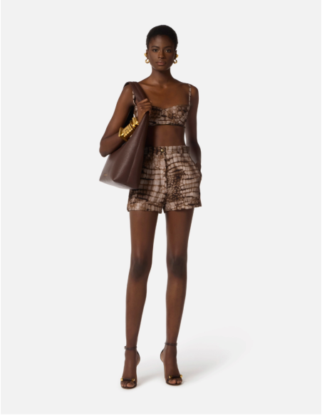 Elisabetta Franchi Animal Print Bra