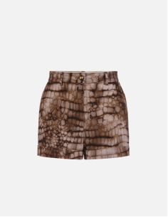 short imprimé animalier elisabetta franchi