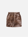Elisabetta Franchi Animal Print Shorts