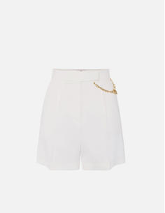 Elegant Luxury White Shorts for Women