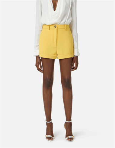 short élégant jaune elisabetta franchi