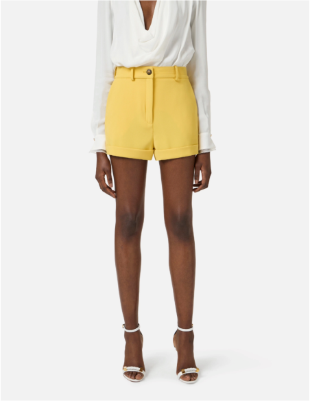 short élégant jaune elisabetta franchi