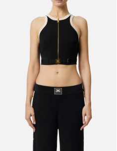 Elisabetta Franchi Sport Chic Knit Top