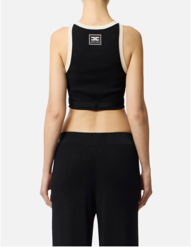 Elisabetta Franchi Knit Crop Top