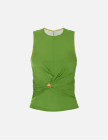 top vert sans manches elisabetta franchi