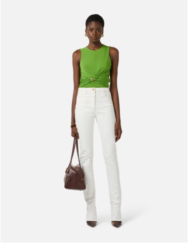 Elisabetta Franchi Green Top Available Online