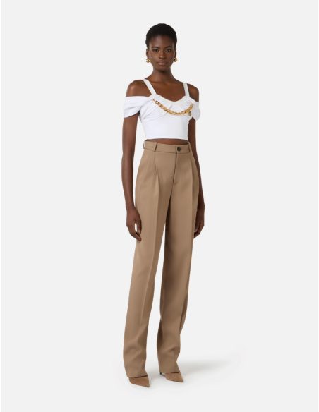 top col bateau blanc elisabetta franchi
