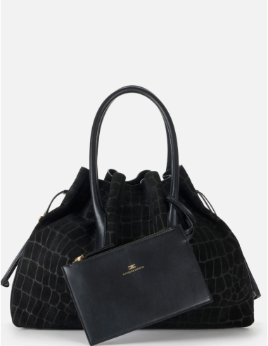 sac imprimé noir elisabetta franchi nice