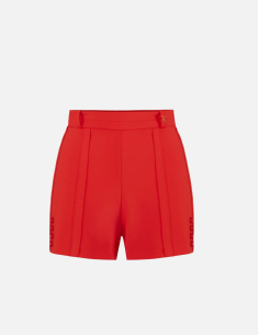 Elisabetta Franchi Red Shorts Riviera