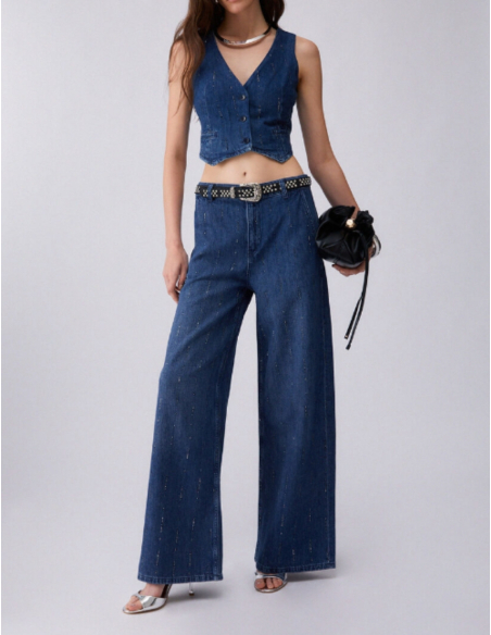 Liu Jo strass denim élégance féminine