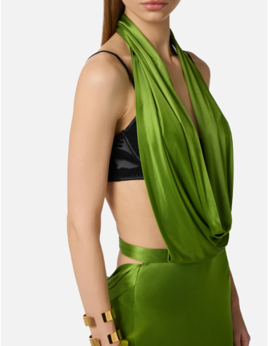 robe de soirée décolleté plongeant elisabetta franchi