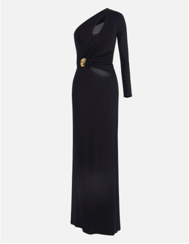 robe longue soirée noir elisabetta franchi