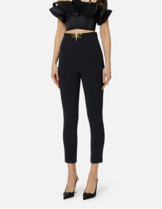 Elisabetta Franchi black Stretch Trousers